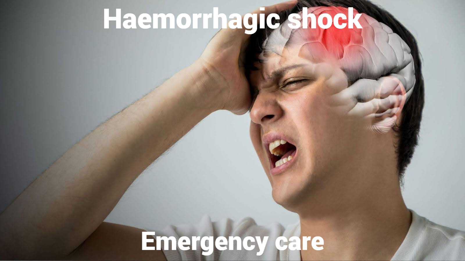 Haemorrhagic shock: emergency care