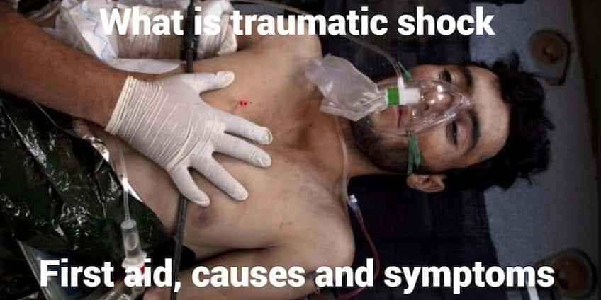What is traumatic shock: first aid, causes and symptoms