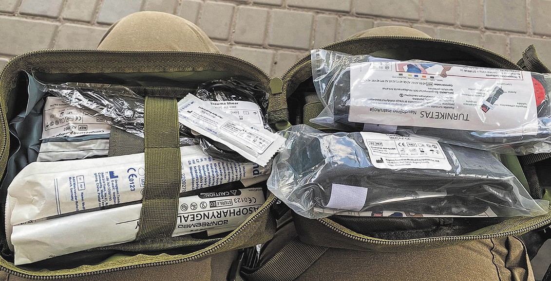 Components of the Tactical Medic Kit