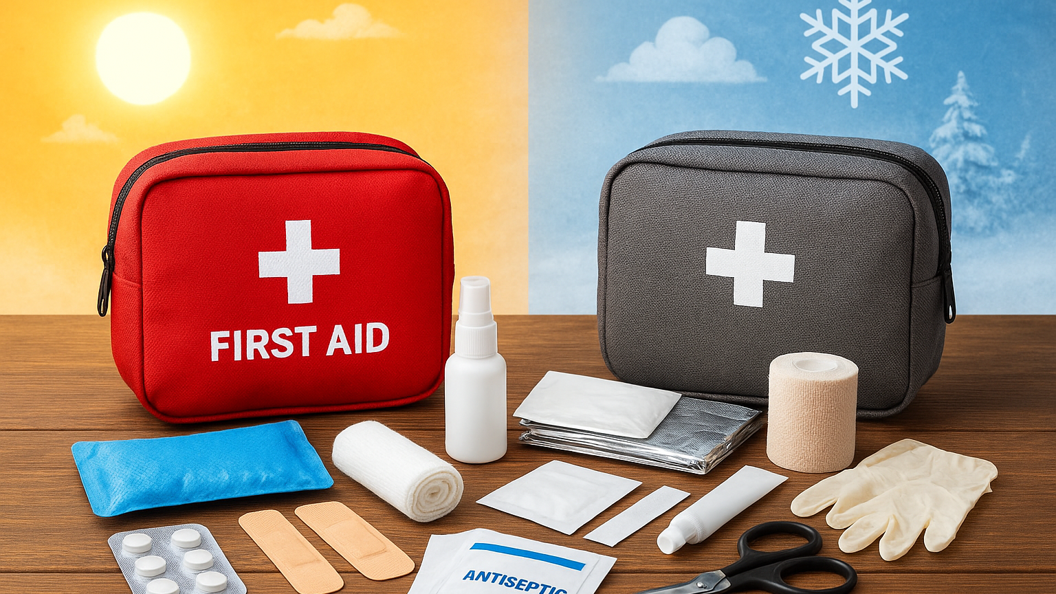 Як змінюється аптечка та тактична медицина в різних умовах: спекотне літо vs похолодання