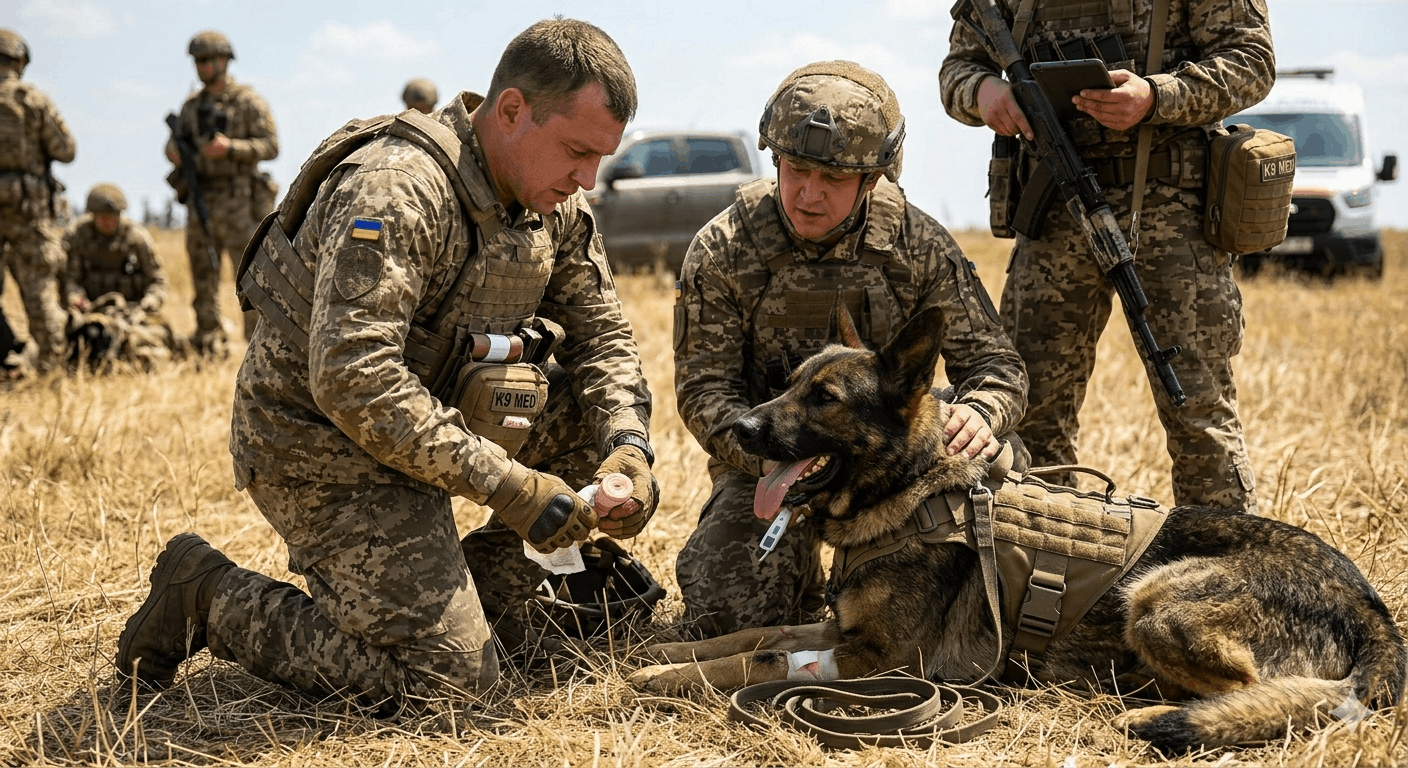 K9 Tactical Medicine: First Aid for Service Dogs