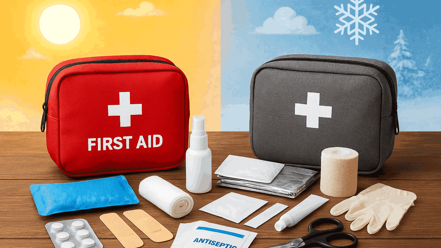 Як змінюється аптечка та тактична медицина в різних умовах: спекотне літо vs похолодання