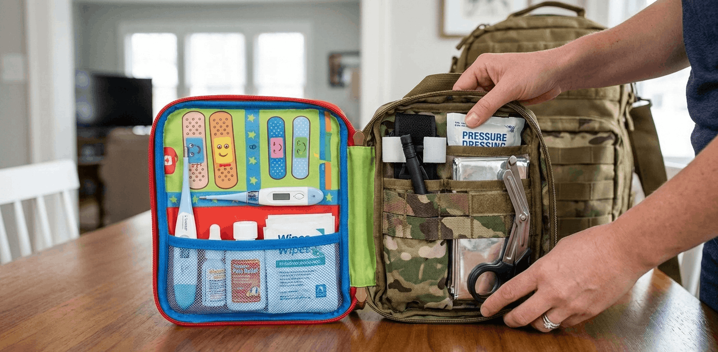 Як зібрати аптечку для дитини: особливості тактичної та цивільної допомоги