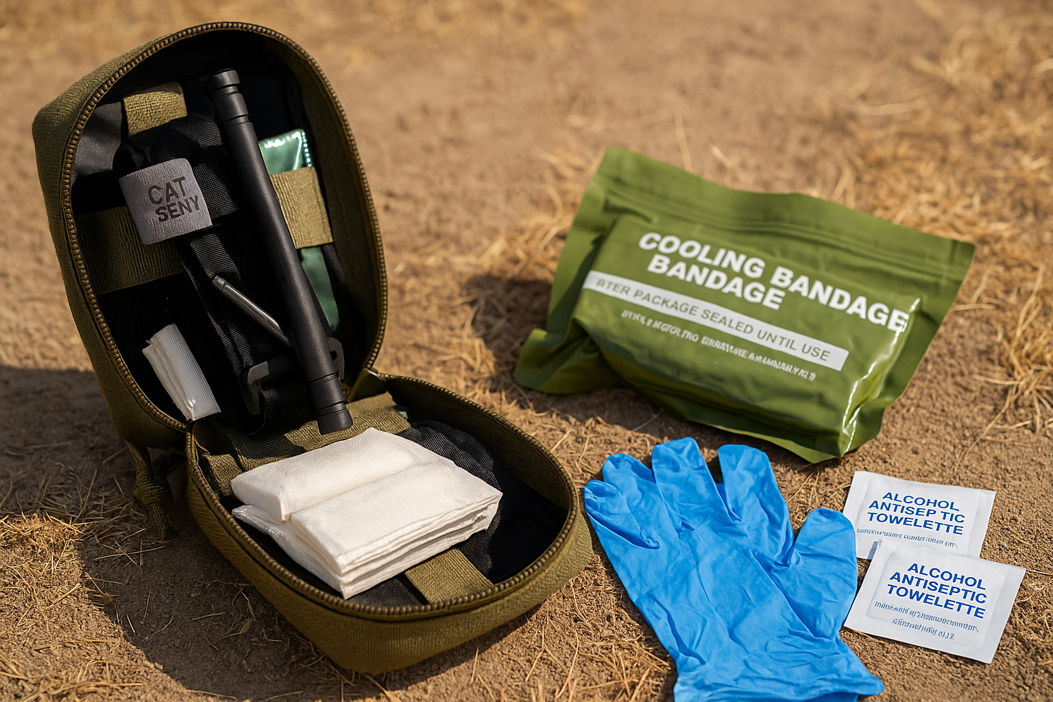 First aid kit for the front line in hot weather: what changes and how to prepare