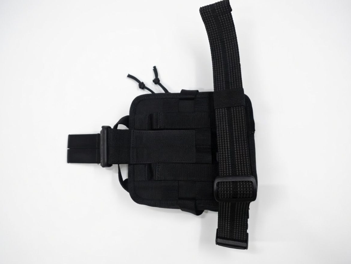 Набідрена Аптечка LegBag Black з CAT Gen7 + QuickClot Combat Gauze