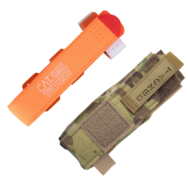 Турнікет CAT Gen7 Orange + Підсумок TacMed (Multicam)