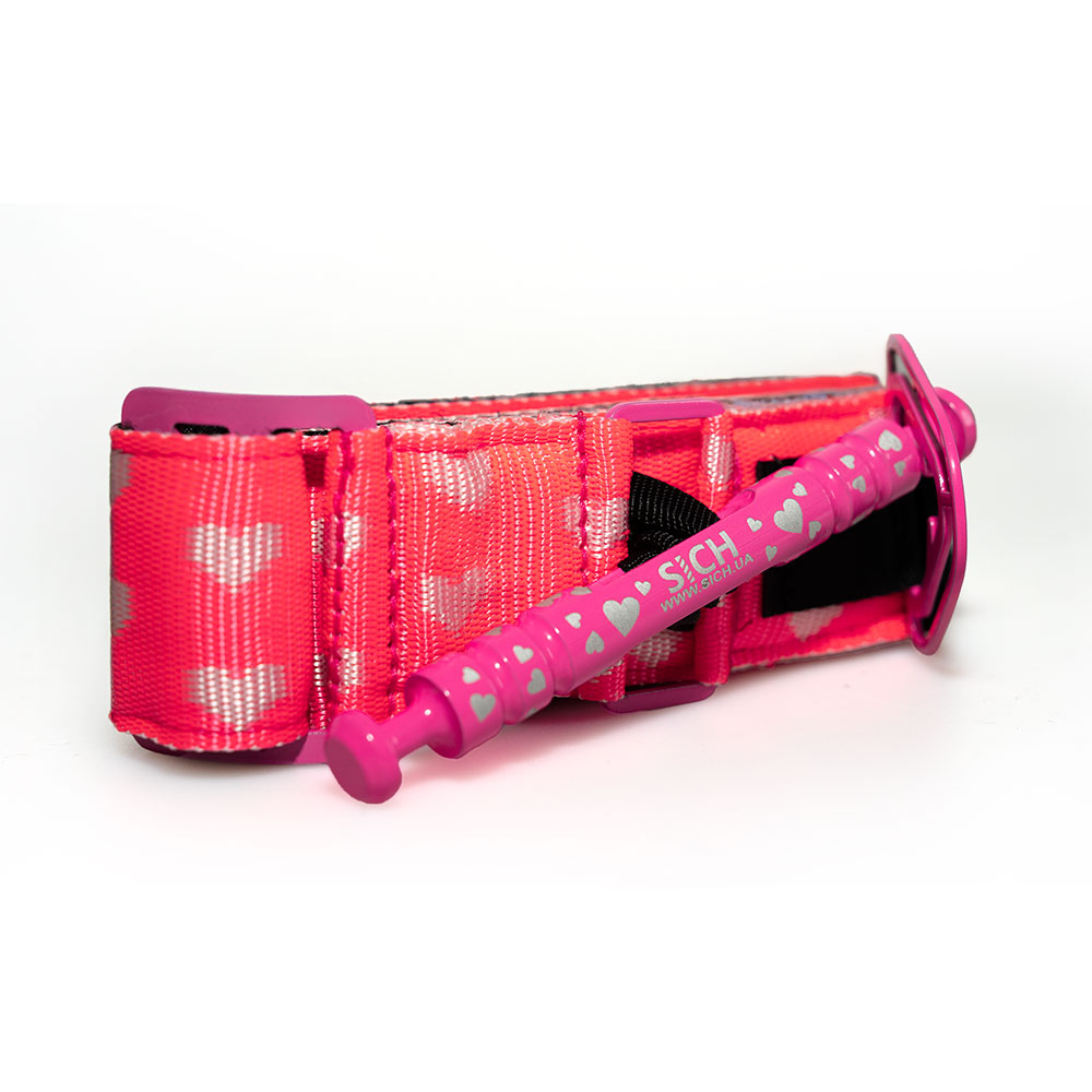 Турнікет Січ Рожевий з сердечками
