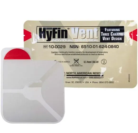 Набір оклюзійних наліпок HyFin Chest Seal Combo Pack