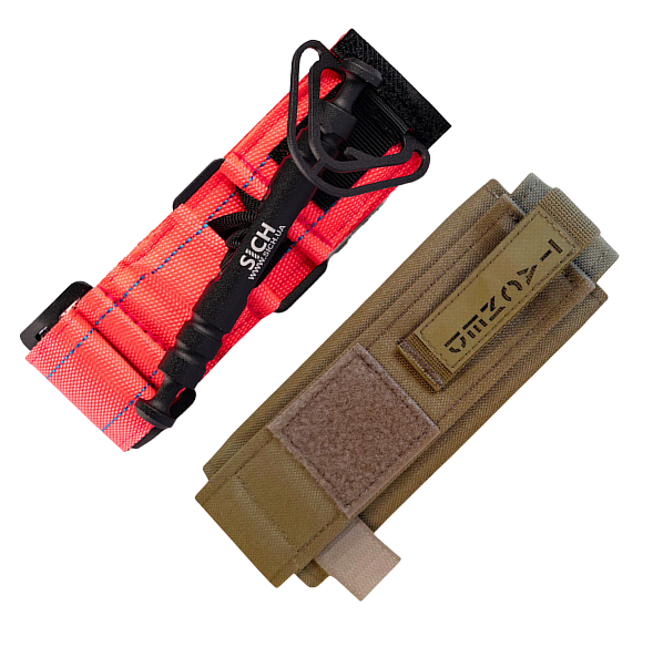 Турнікет Sich Pink + Підсумок TacMed (Coyote)