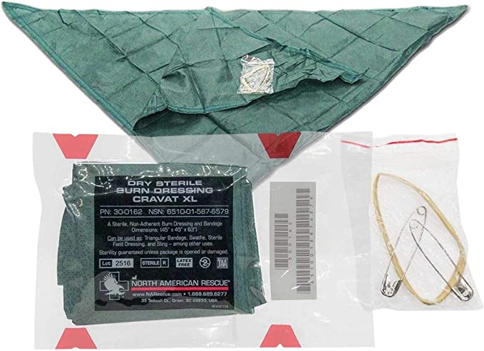 Triangular scarf NAR Dry Sterile Burn Dressing Cravat XL