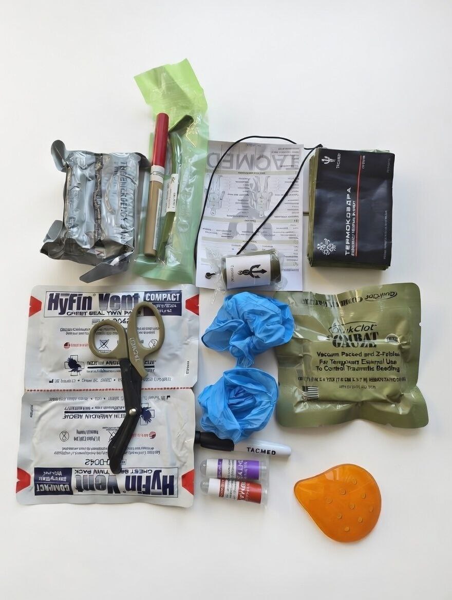 Аптечка OPS-FAK Black з QuickClot