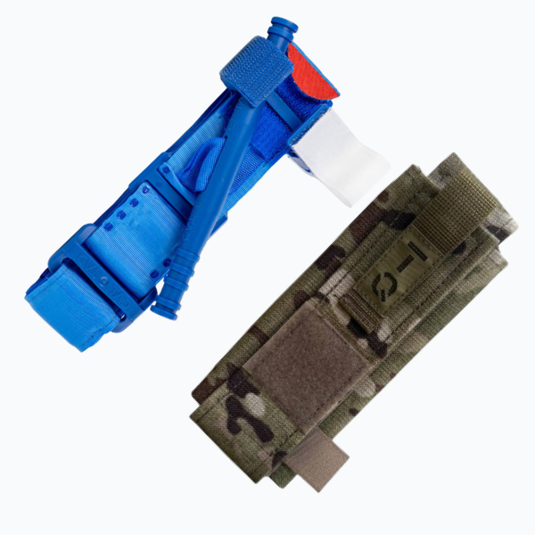 Set CAT Gen7 Tourniquet Blue + Pouch for tourniquet Cat Gen 7 TQ (Multicam)