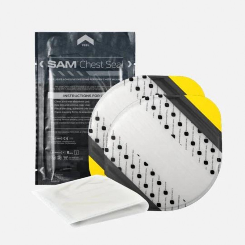 SAM Chest Seal occlusive film without valve (double pack)