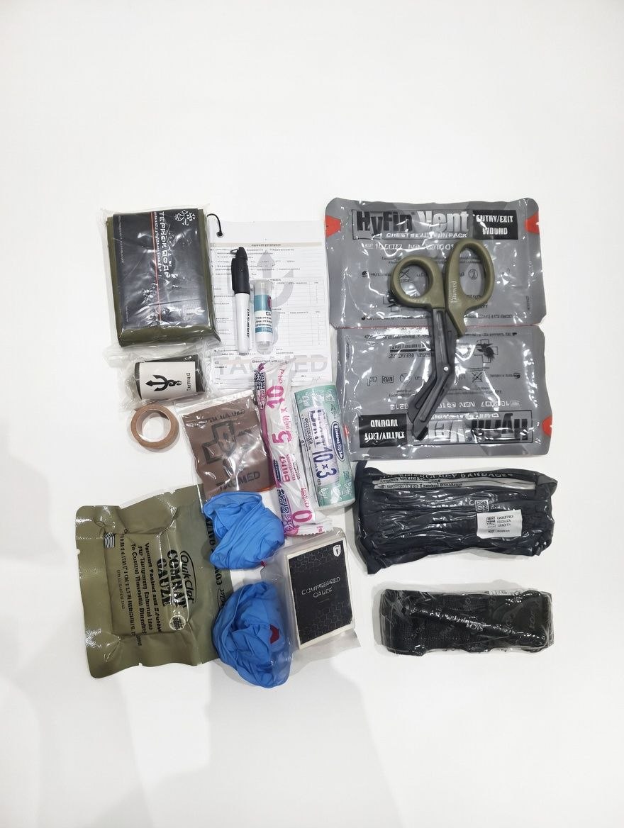 Набідрена Аптечка LegBag з Січ + QuickClot Combat Gauze