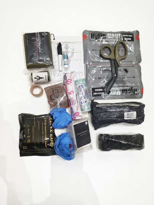 Набідрена Аптечка LegBag Black з Січ + Celox Rapid