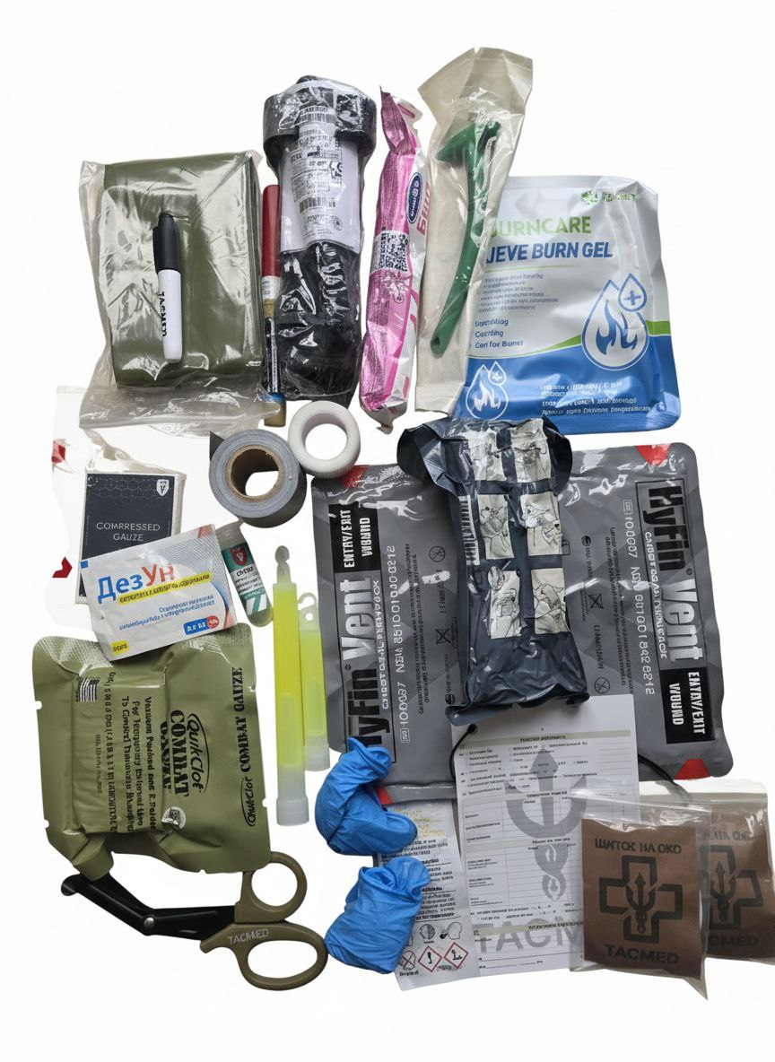 Аптечка TACFAK з QuickClot Combat gauze (Coyote)