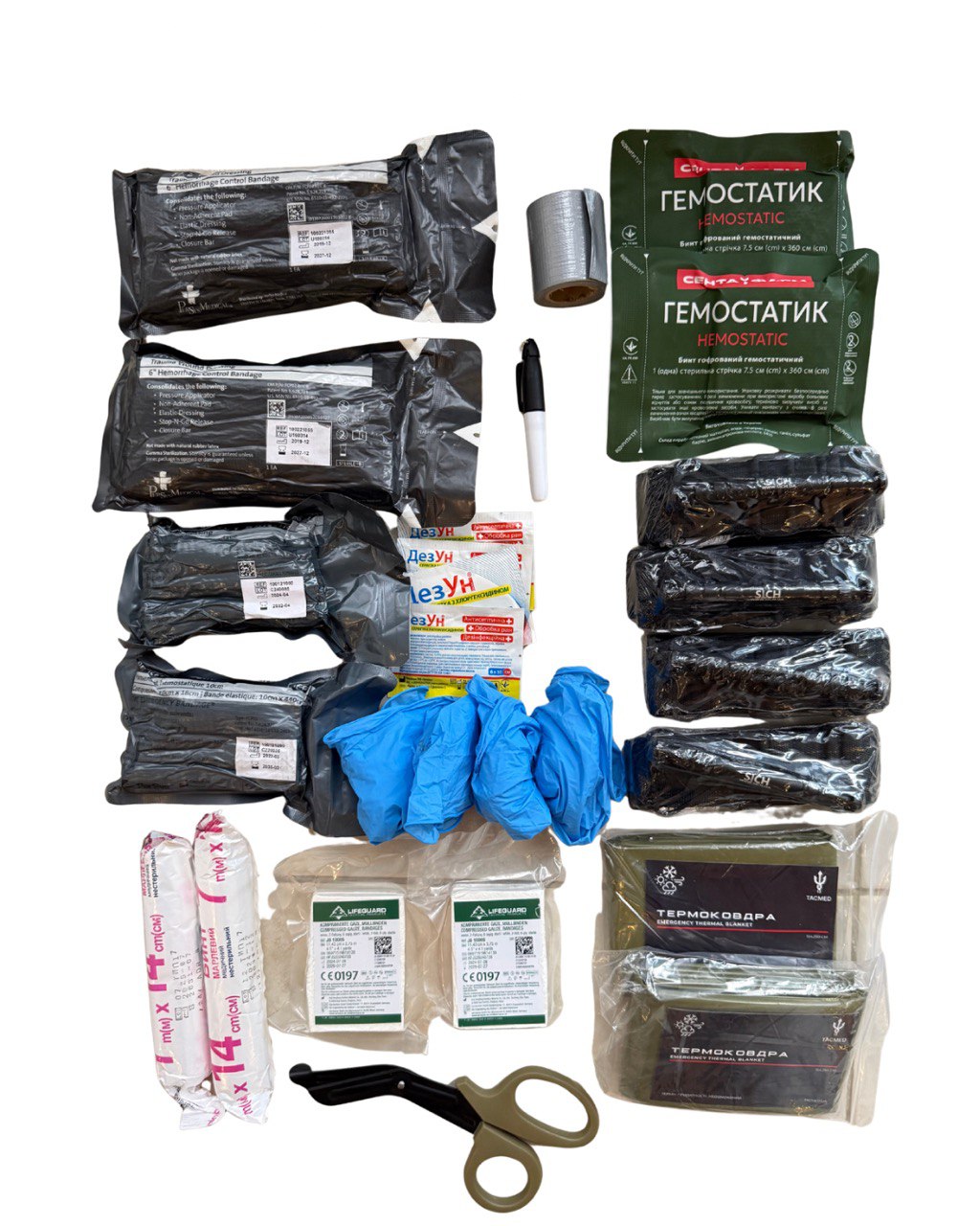 Авто Аптечка Avtokit Black з Турнікетами SICH