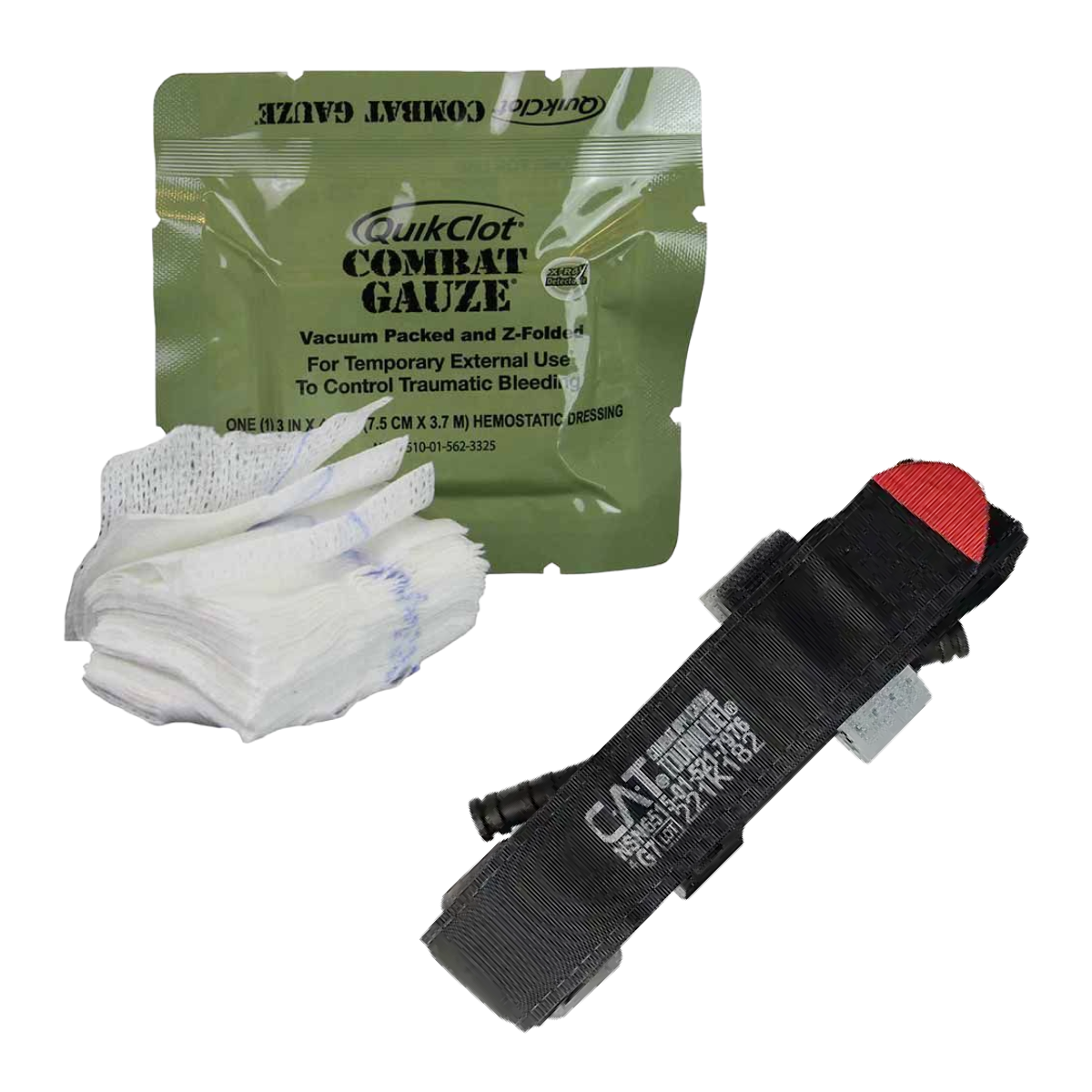 Набор QuickClot Combat Gauze + Турникет CAT Gen7