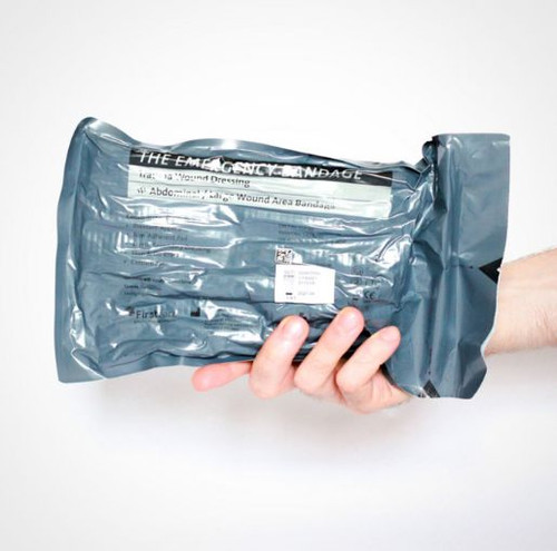 Tactical Multi Bandage 4" Abdominal Large Wound Amputation Dressing