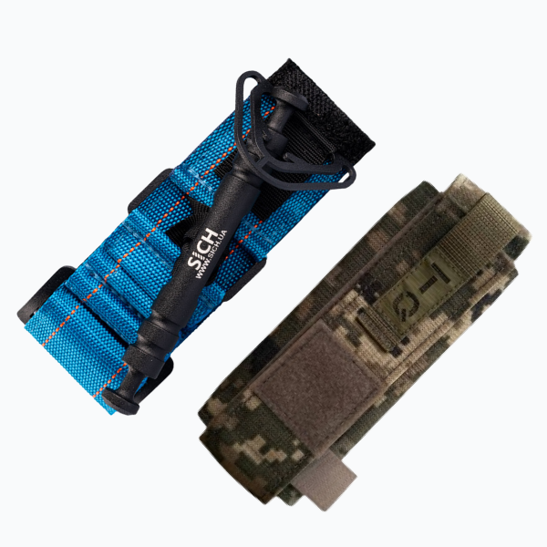 Набір Турнікет Sich Blue + Підсумок під турнікет Sich TQ (Pixel)