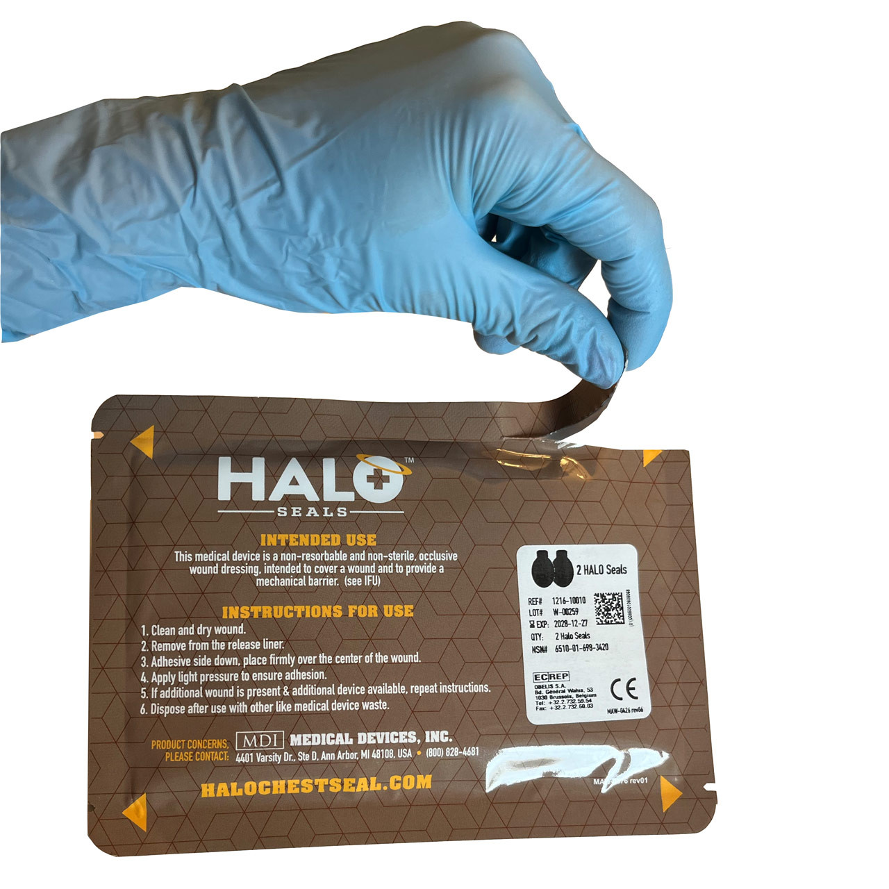 Оклюзійна наліпка Halo Cheast Seal (2шт в паку)