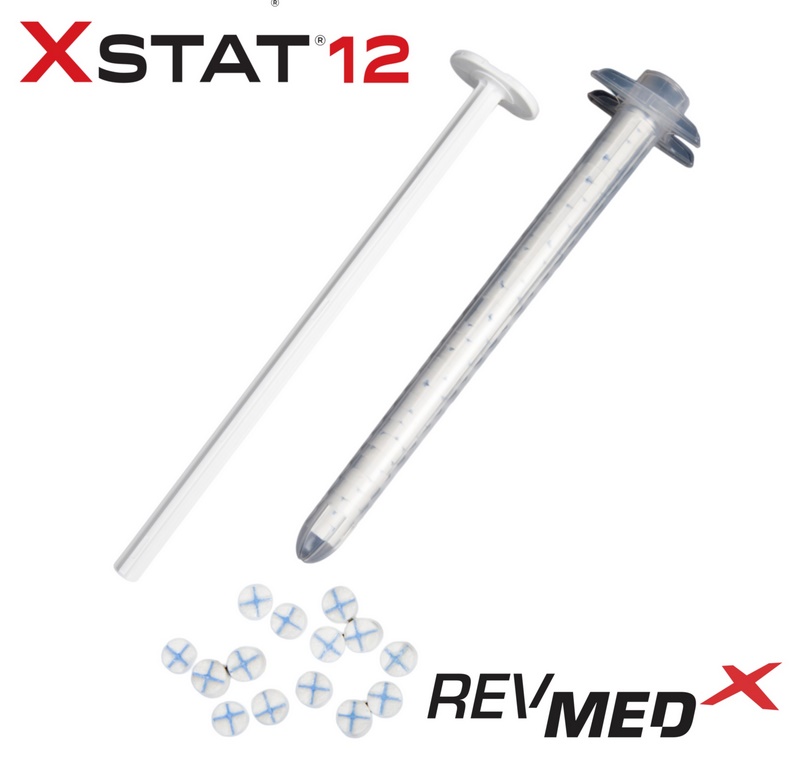 Hemostatic syringe Xstat12