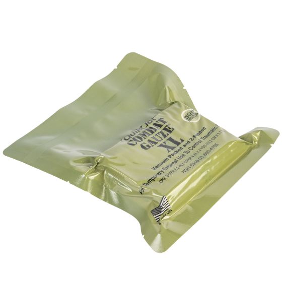 QuikClot кровозупинний бинт Combat Gauze XL Z-Fold 10,2см/3,7м