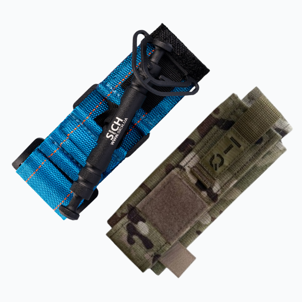 Набір Турнікет Sich Blue + Підсумок під турнікет Sich TQ (Multicam)