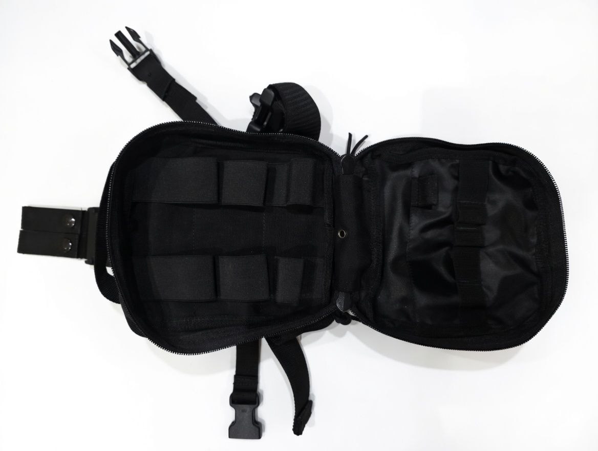Відривний підсумок під стегнову аптечку Leg Bag Black