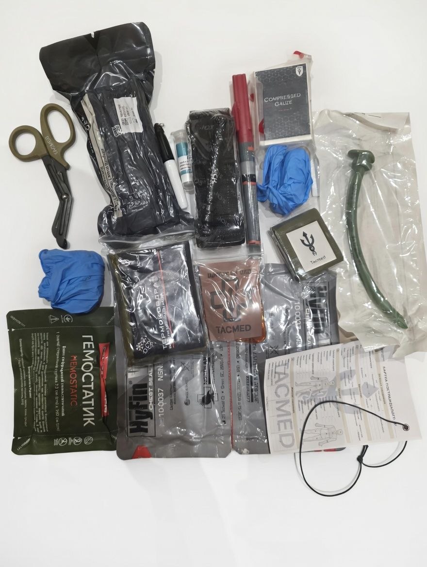 Аптечка Ролл Шаурмед з Гемостатиком та Sich + Балістичний захист MM-14