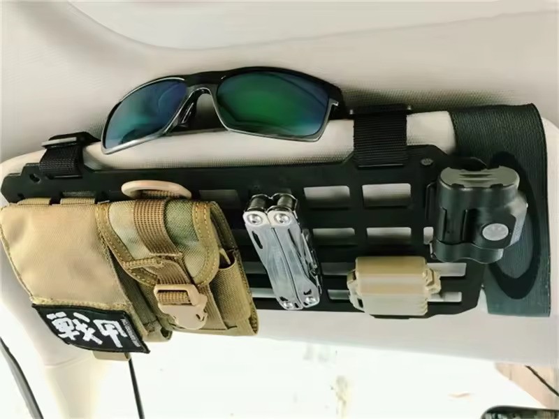Tactical Molle car visor organizer