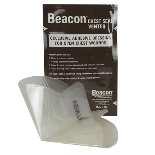 Occlusive Dressing Beacon Chest Seal Vent