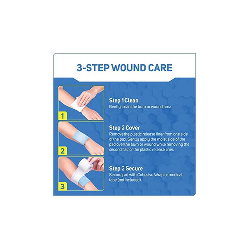 Anti-burn bandage Burncare 100x100mm