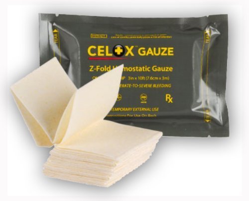 Hemostatic bandage XL CeloxGauze 7.6x3m!