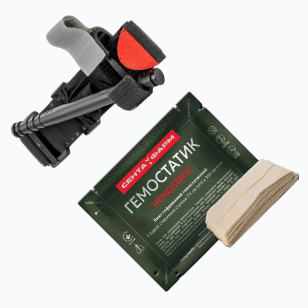 Set CAT Gen7 Tourniquet + BLEEDING BANDAGE Hemostatic
