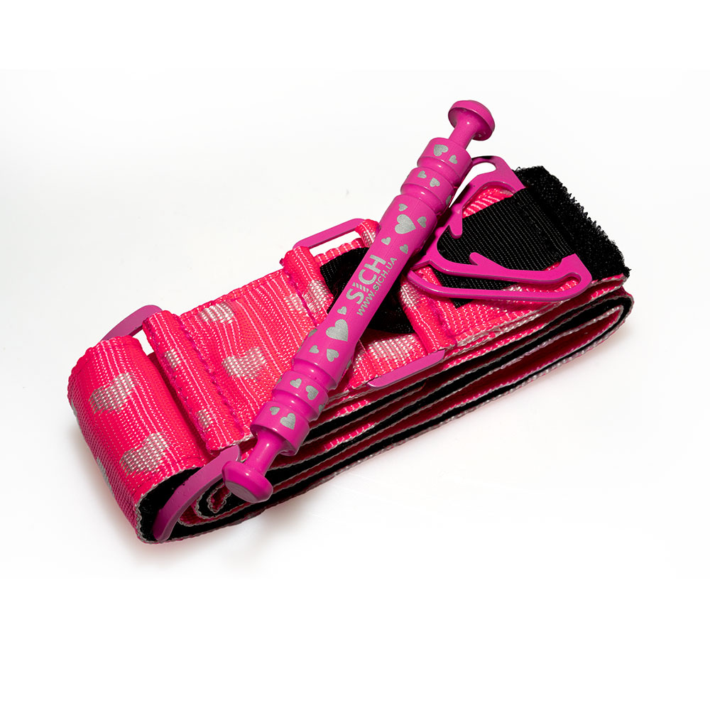 Турнікет Січ Рожевий з сердечками