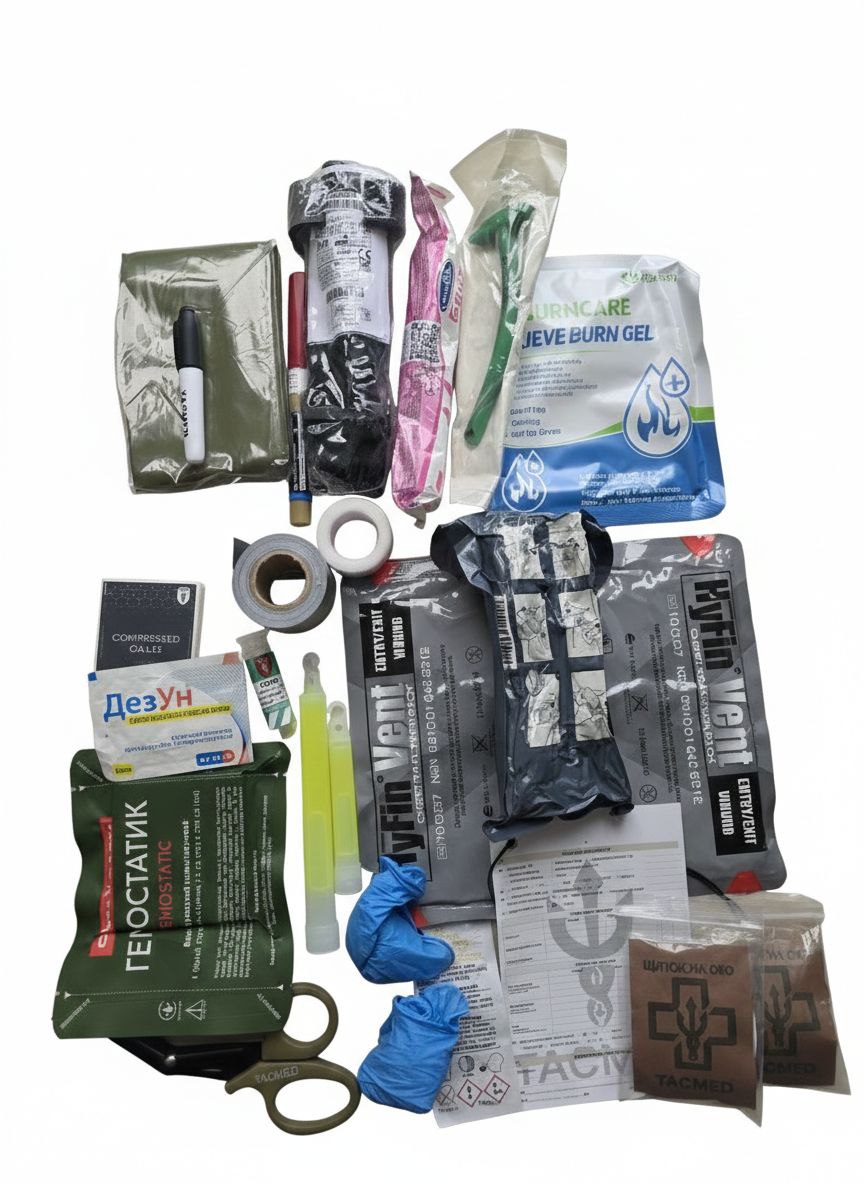 Аптечка TACFAK з Гемостатиком (Black)